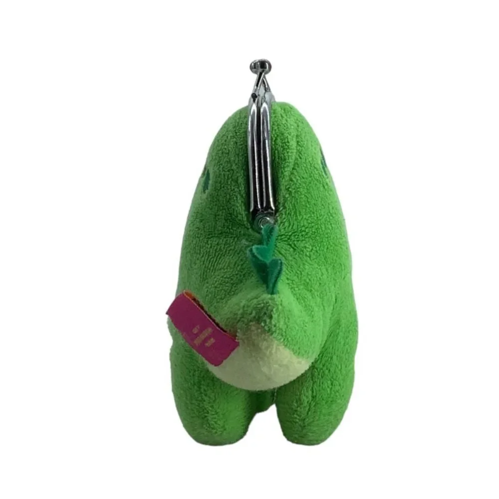 Wild Republic‎ Stegosaurus Plush Clasp Coin Purse Alligator Animal Green 8